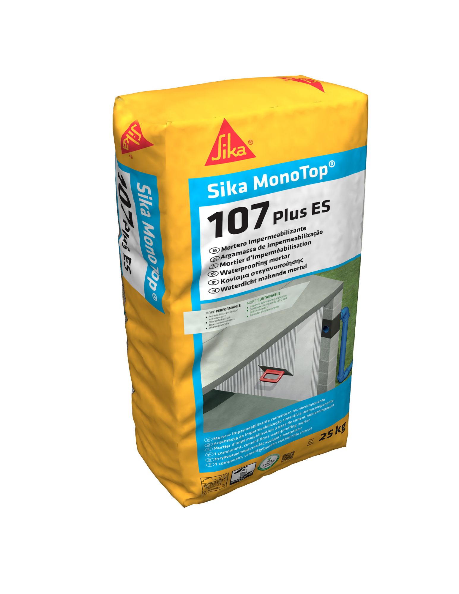 SikaMonotop - 107 Plus ES 25 Kg